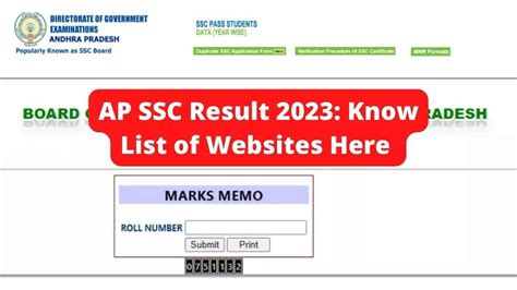 ssc result 2023 in ap
